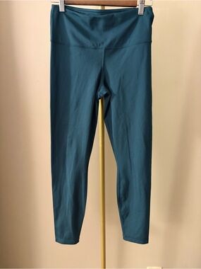 Yogalicious Lux Teal High-Rise Workout Leggings in Medium